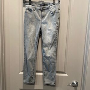 Buffalo David Bitton Aubrey Capri Skinny Jeans Size 6/28 Distressed